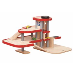 houten parkeergarage plantoys