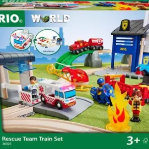 Reddingsteam treinset